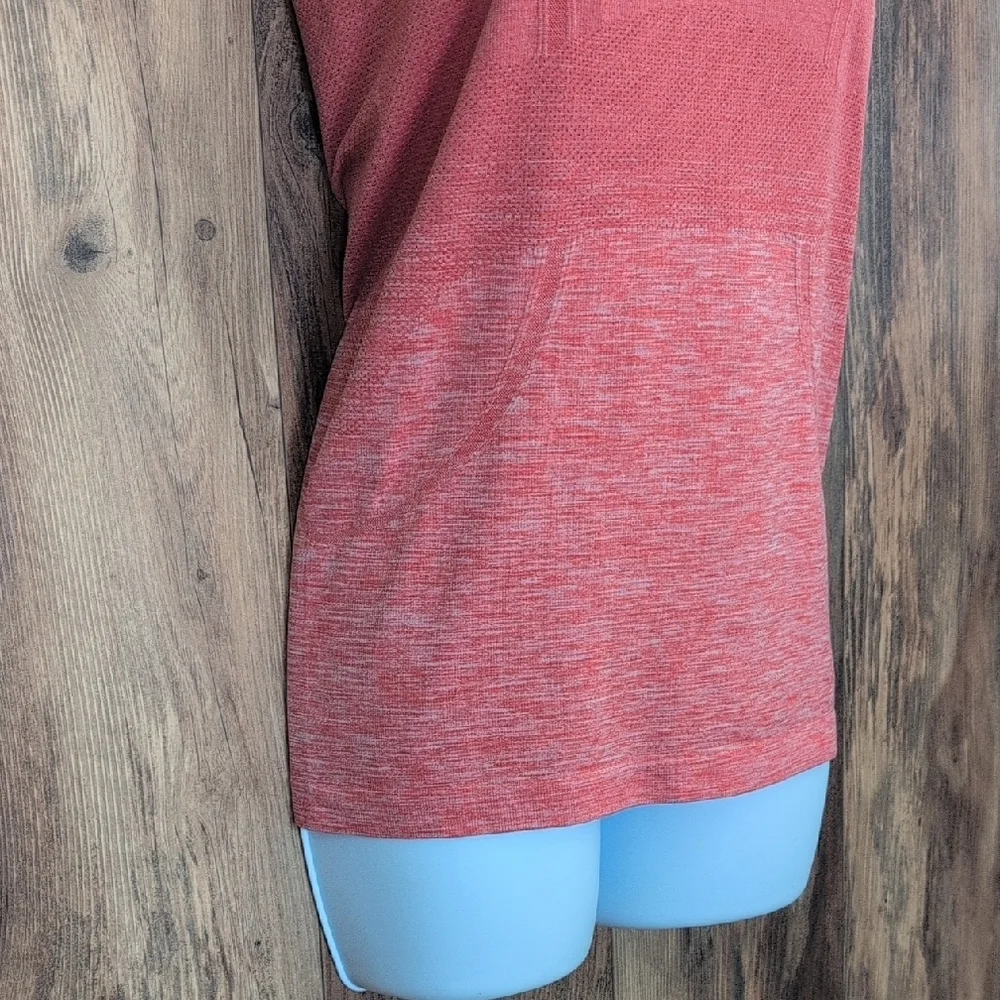 LuLuLemon Pink Active Short Sleeve Red Tee S